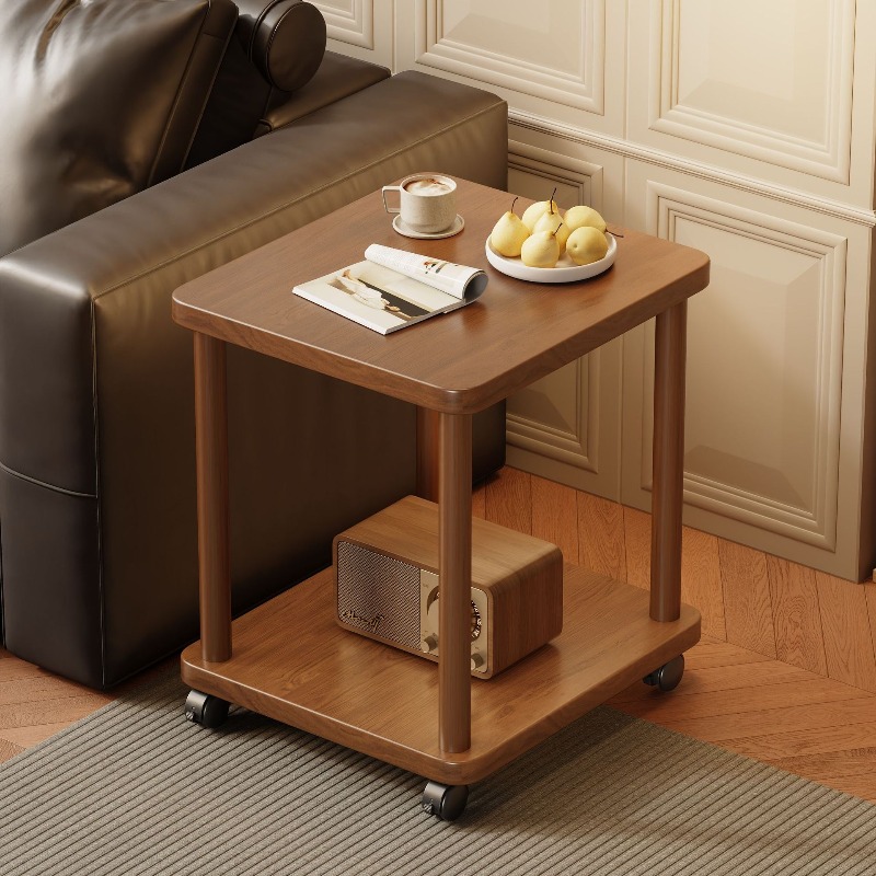 Desk Setup Minimalist - Small Table Household Removable Sofa Side
