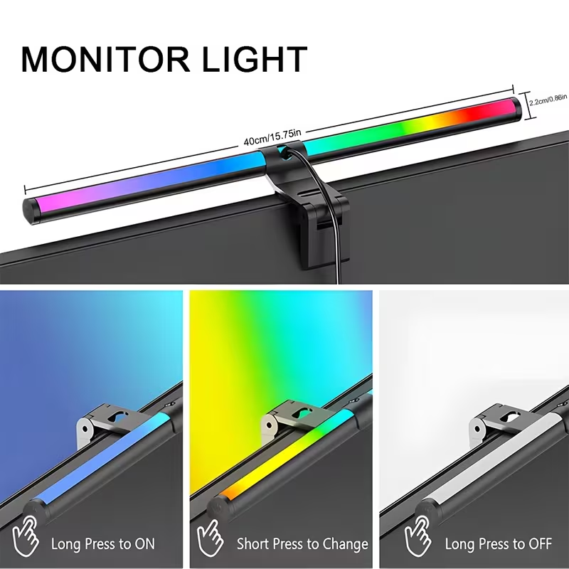 LED Monitor Light Bar With Rem - Desk Setup Lamp 评论和价格