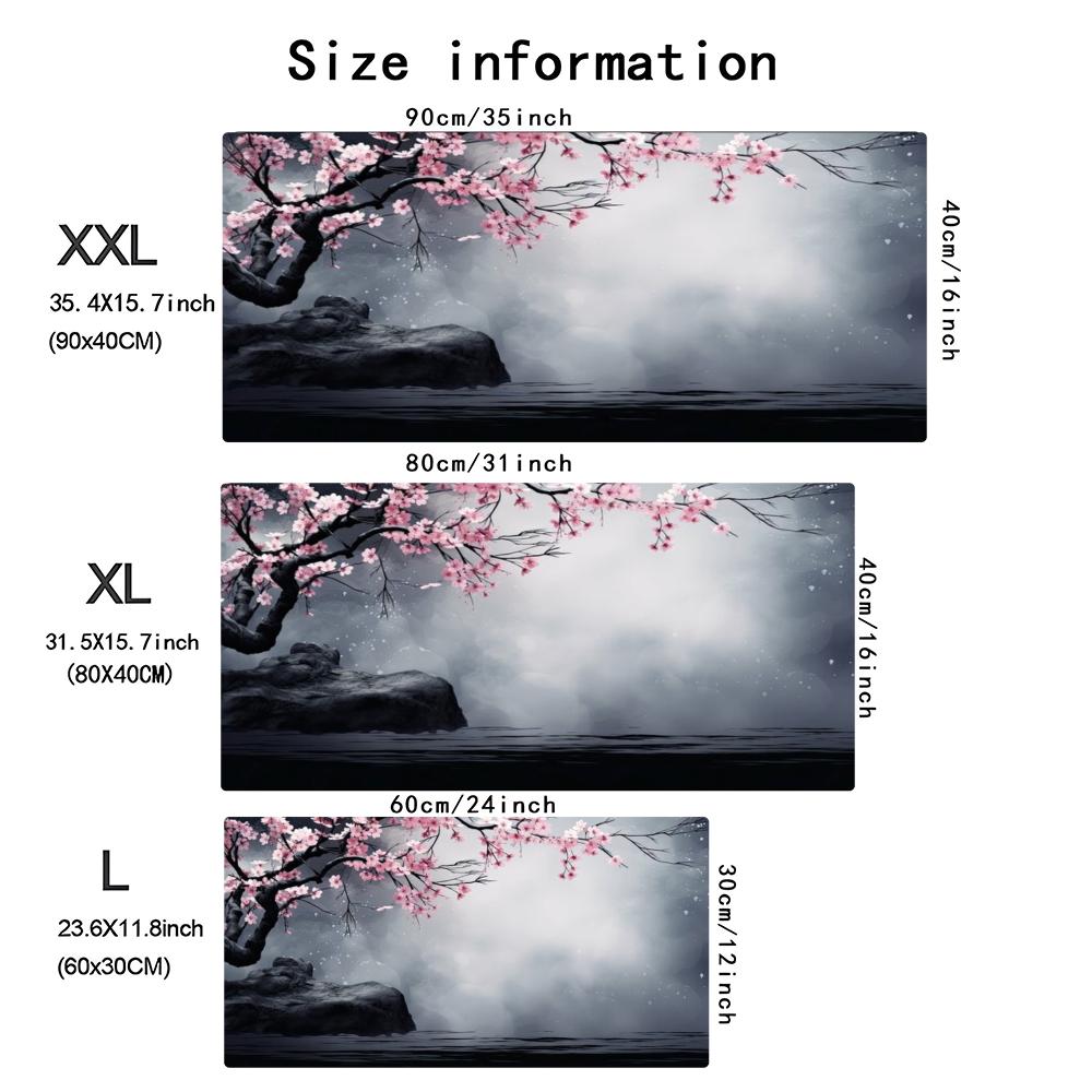 Plum Blossom Ink Art Extended  - Desk Setup Pc And Laptop 评论和价格
