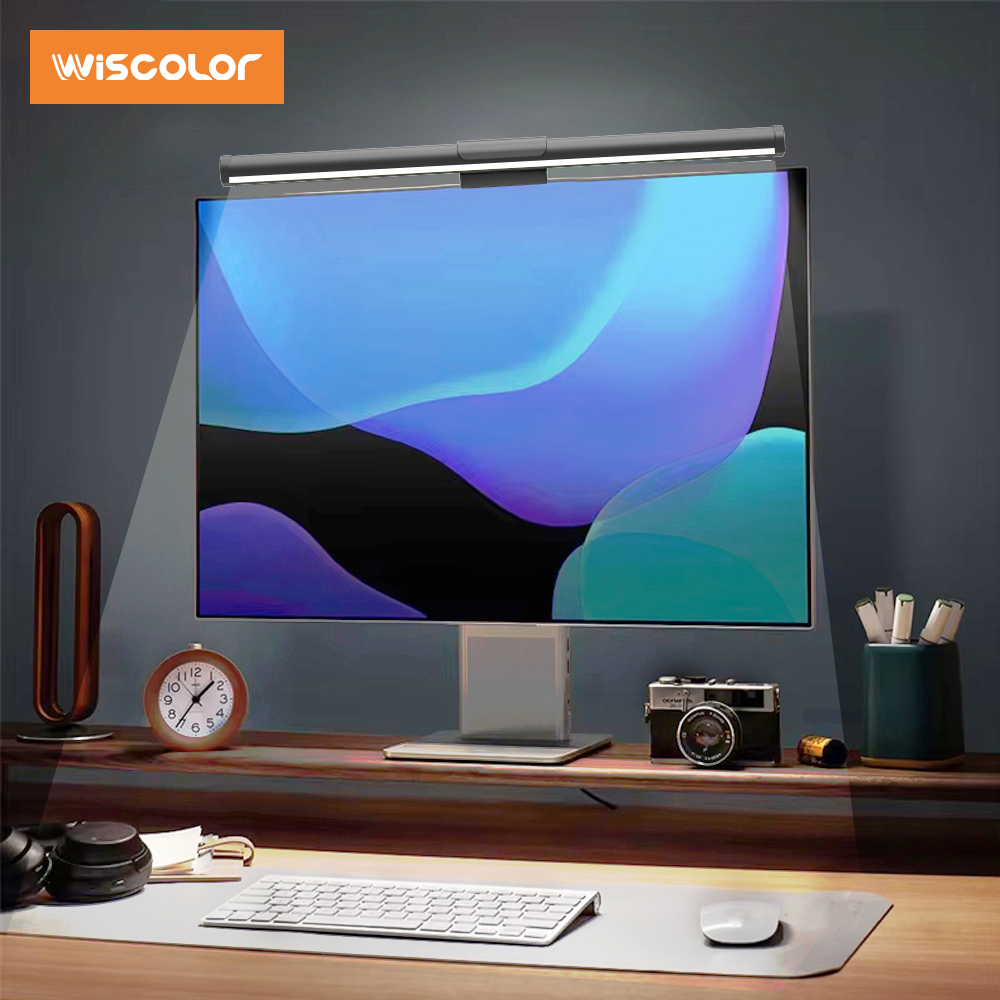 Wiscolor LED Screen Monitor Ha - Desk Setup Lamp 评论和价格