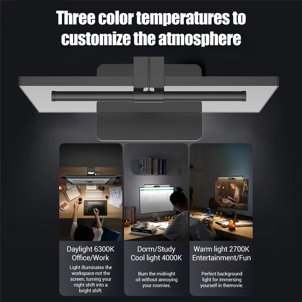 Wiscolor LED Screen Monitor Ha - Desk Setup Lamp 评论和价格