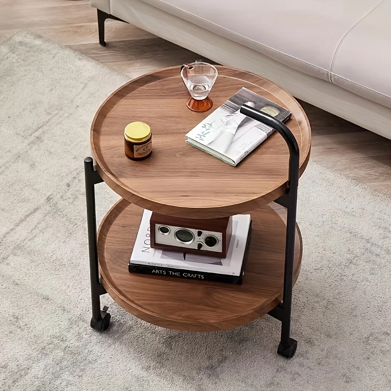 Nordic Style Rolling Side Tabl - Desk Setup Minimalist 评论和价格